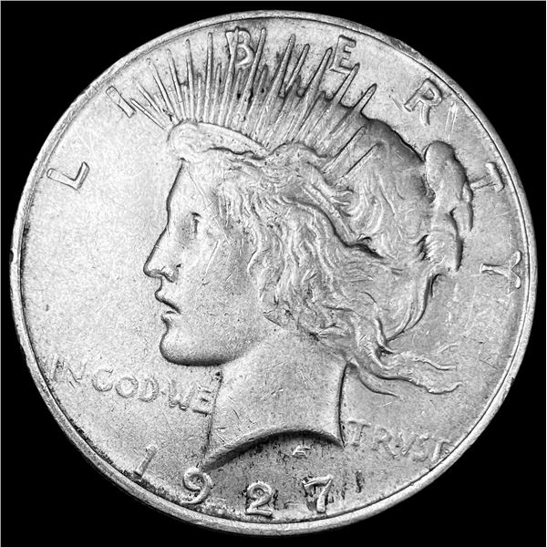 1927-D Peace Silver Dollar CHOICE AU