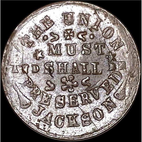 1863 Civil War Token-"The Flag of Our Union"  HIGH GRADE