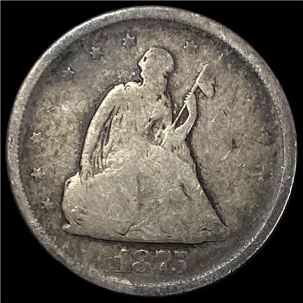 1875-S Seated Liberty 20 Cents NICE CIRC