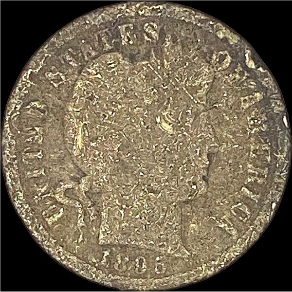 1895-O Silver Barber Dime NICELY CIRCULATED