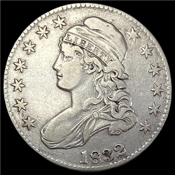 1832 Capped Bust Half Dollar NEARLY  UNCIRCULATED