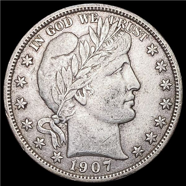 1907 Barber Half Dollar CLOSELY UNCIRCULATED