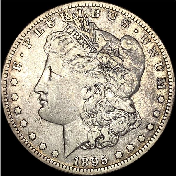 1895-O Silver Morgan Dollar ABOUT  UNCIRCULATED