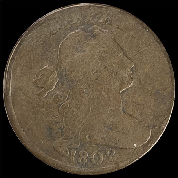 1802 Draped Bust Large Cent NICELY CIRCULATED