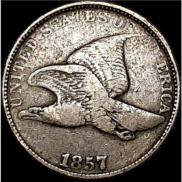 1857 Flying Eagle Cent LIGHTLY CIRCULATED