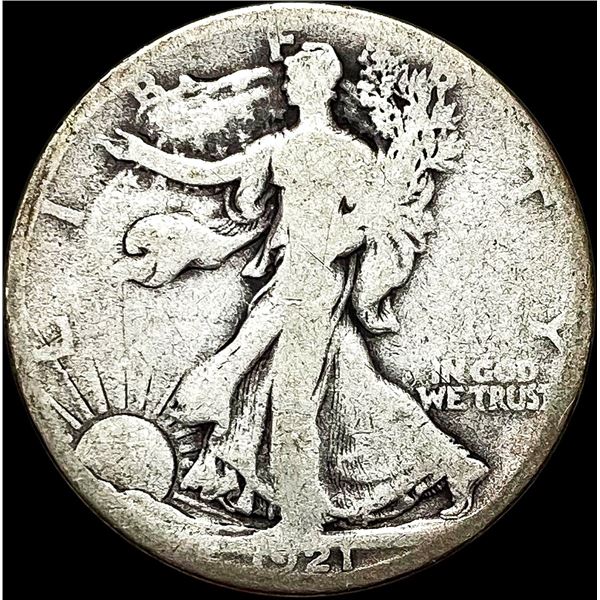 1921-S Walking Liberty Half Dollar NICELY  CIRCULATED