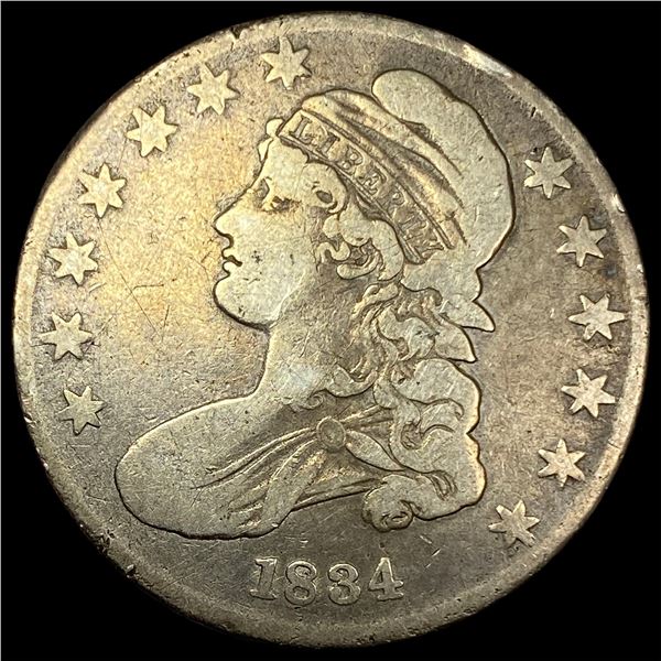 1834 Capped Bust Half Dollar LIGHTLY  CIRCULATED