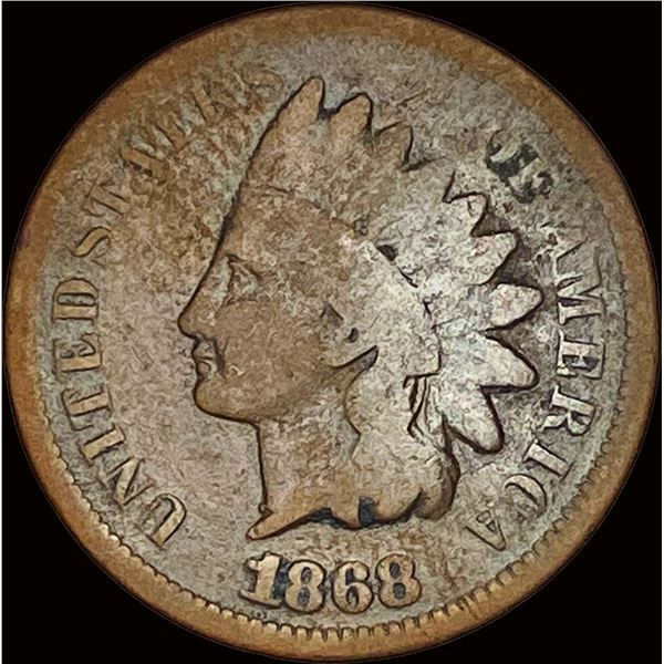1868 Indian Head Cent NICELY CIRCULATED