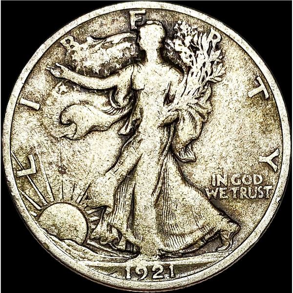 1921-S Walking Liberty Half Dollar NICELY CIRCULATED