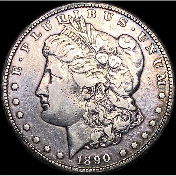 1890-CC Silver Morgan Dollar LIGHTLY  CIRCULATED