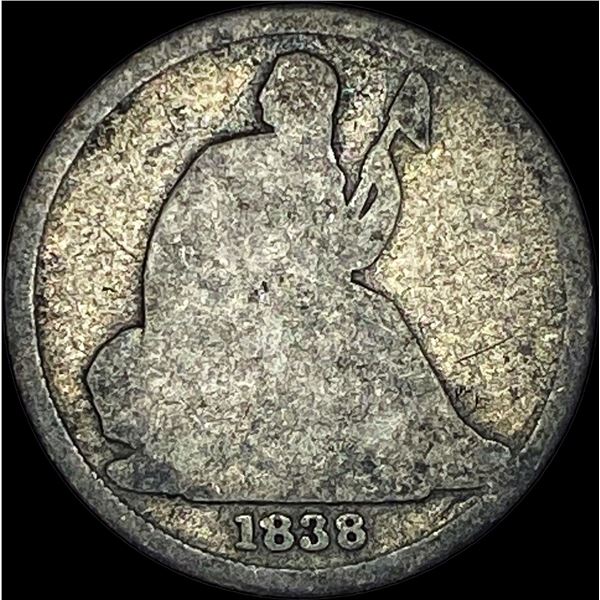 1838-O Seated Liberty Dime LIGHTLY CIRCULATED