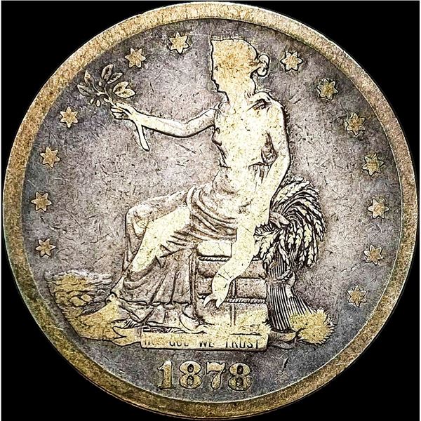 1878-S Silver Trade Dollar NICELY CIRCULATED
