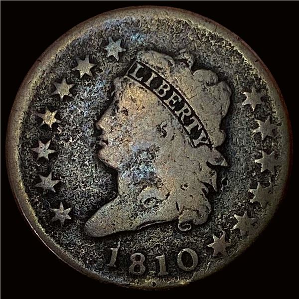 1810 Classic Head Large Cent NICELY CIRCULATED