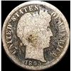 Image 1 : 1895 Silver Barber Dime NICELY CIRCULATED
