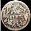 Image 2 : 1895 Silver Barber Dime NICELY CIRCULATED