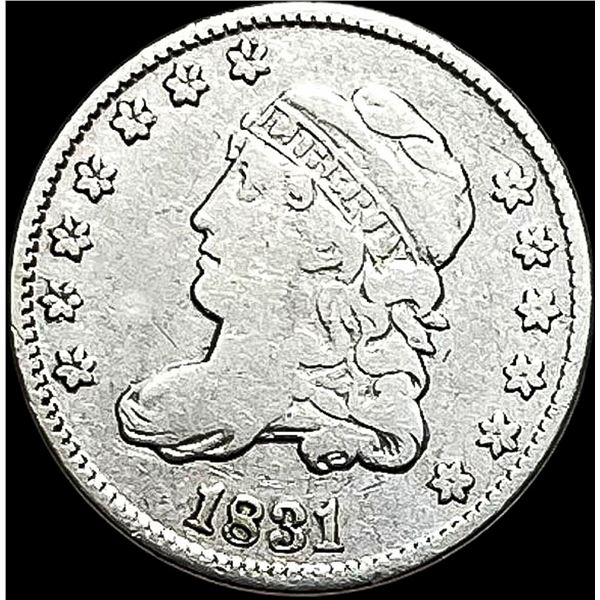 1831 Capped Bust Half Dime NICELY CIRCULATED