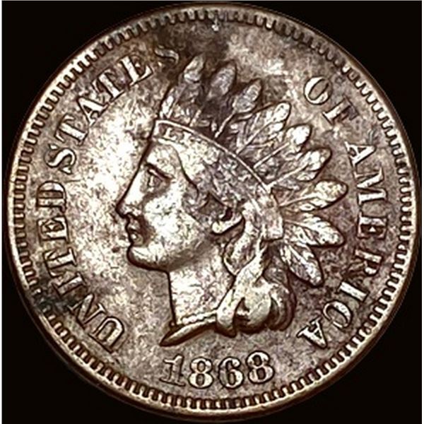 1868 Indian Head Cent LIGHTLY CIRCULATED