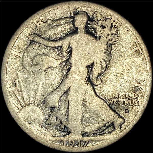 1917-S Walking Liberty Half Dollar NICELY CIRCULATED