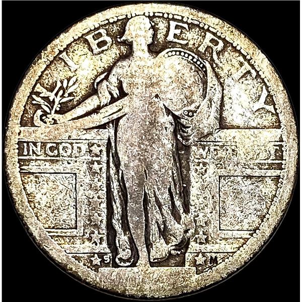 1917-S Type 1 Standing Liberty Quarter NICELY CIRCULATED