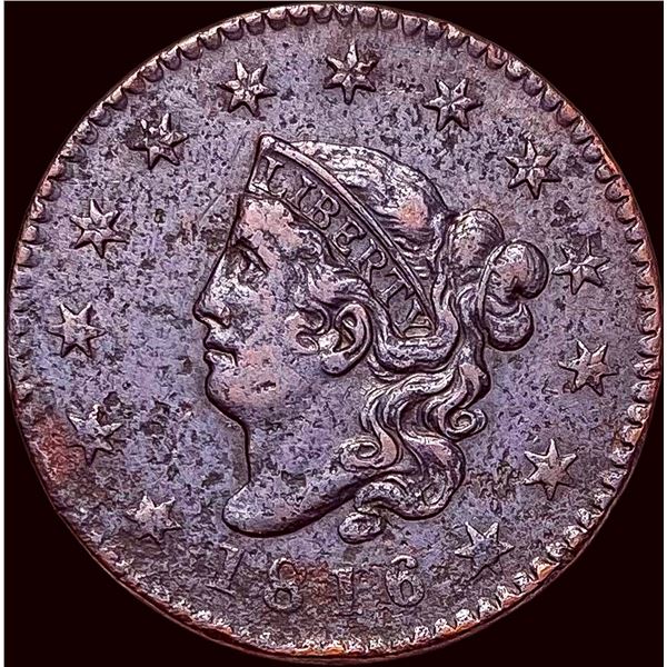 1816 Coronet Head Large Cent HIGH GRADE