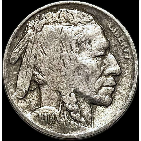 1914-S Buffalo Nickel LIGHTLY CIRCULATED
