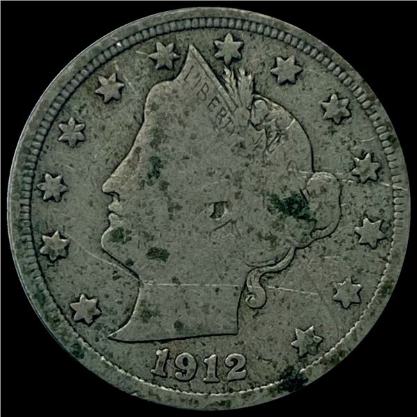 1912-S Liberty Victory Nickel LIGHTLY CIRCULATED
