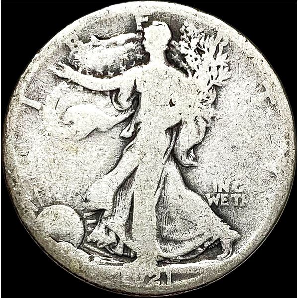 1921-S Walking Liberty Half Dollar NICELY  CIRCULATED