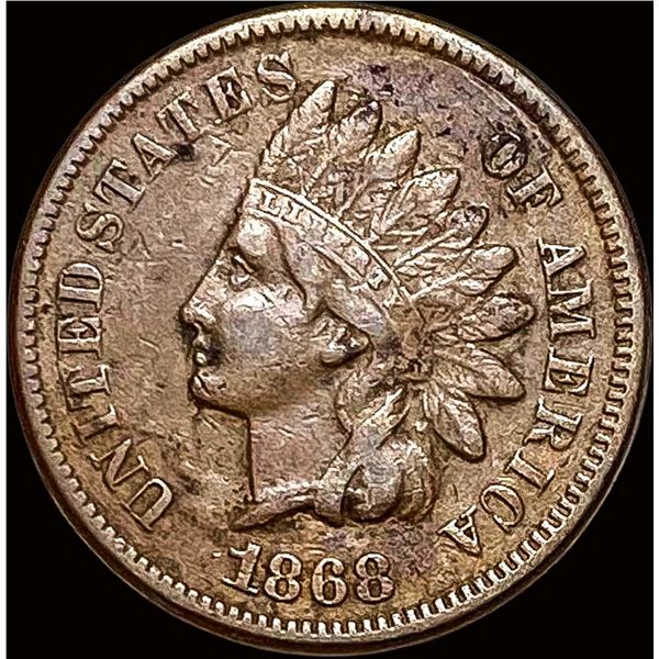 1868 Indian Head Cent LIGHTLY CIRCULATED