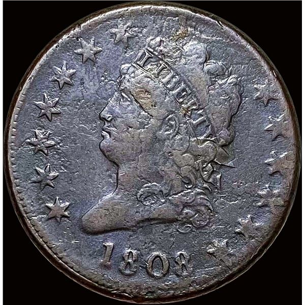 1808 Classic Head Large Cent LIGHTLY CIRCULATED