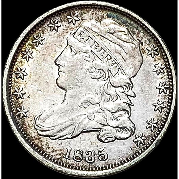 1835 Capped Bust Dime CLOSELY UNCIRCULATED