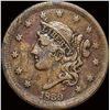 Image 1 : 1839 Braided Hair Large Cent NICELY CIRCULATED