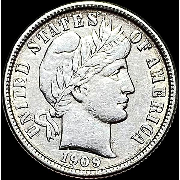 1909-O Silver Barber Dime CLOSELY UNCIRCULATED