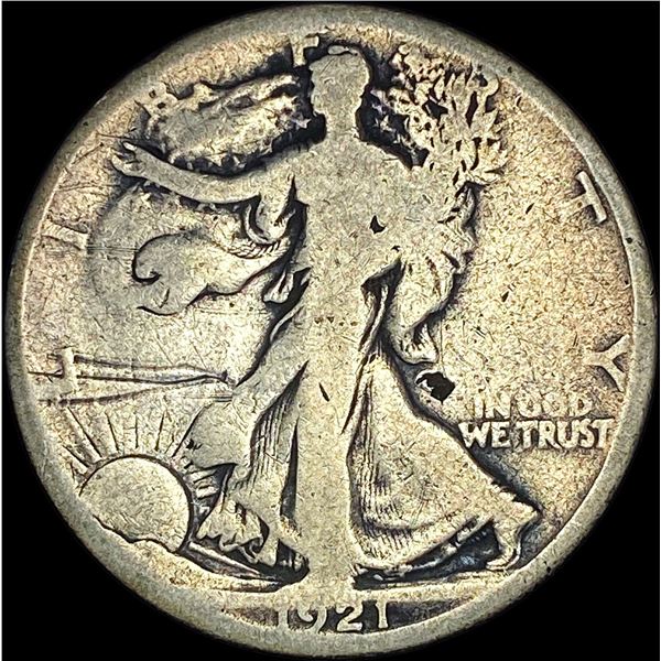 1921-D Walking Liberty Half Dollar NICELY  CIRCULATED