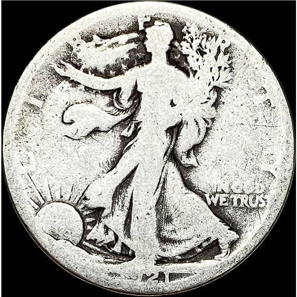 1921-S Walking Liberty Half Dollar NICELY CIRCULATED
