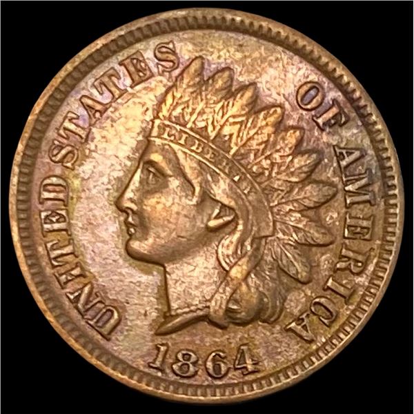 1864 Bronze Indian Head Cent CLOSELY  UNCIRCULATED