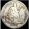 Image 1 : 1868 Seated Liberty Dime NICELY CIRCULATED