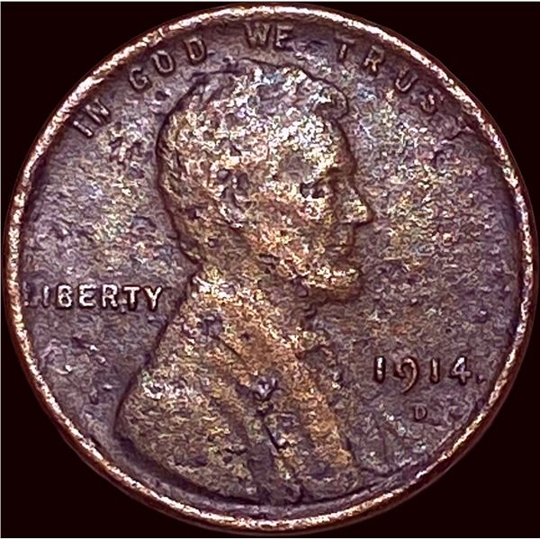 1914-D Lincoln Wheat Cent HIGH GRADE