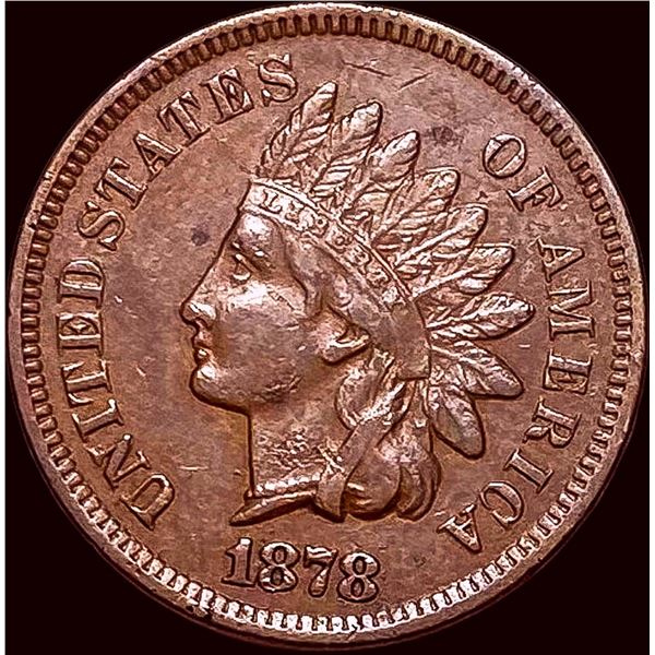 1878 Indian Head Cent CLOSELY UNCIRCULATED