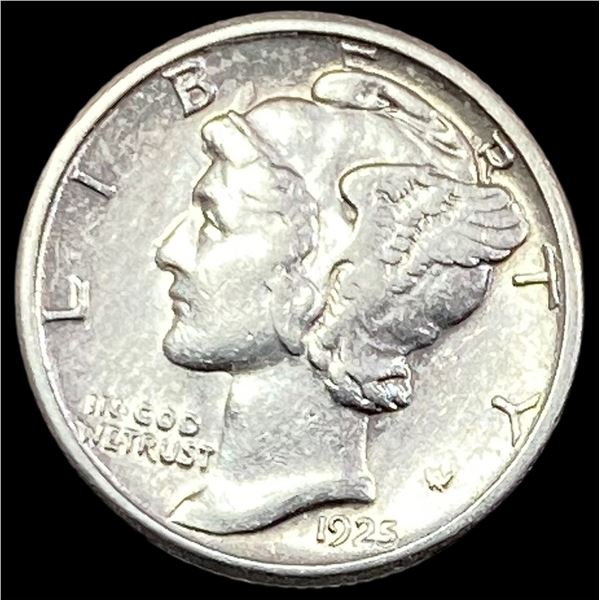 1925-S Silver Mercury Dime CLOSELY  UNCIRCULATED