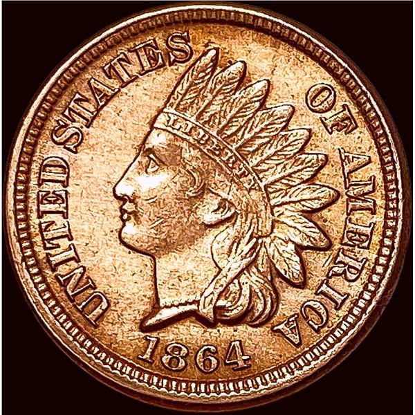 1864 Bronze Indian Head Cent FS-1101 S-4 UNCIRCULATED