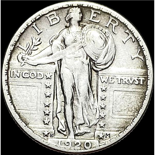 1920-S Standing Liberty Quarter NEARLY UNCIRCULATED