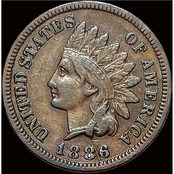 1886 Indian Head Cent NEARLY UNCIRCULATED