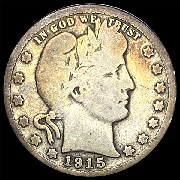 1915-S Silver Barber Quarter HIGH GRADE