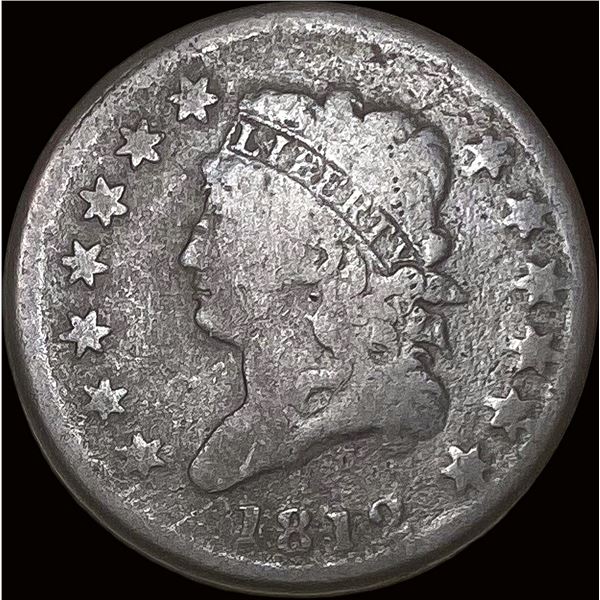 1812 Classic Head Large Cent LIGHTLY CIRCULATED