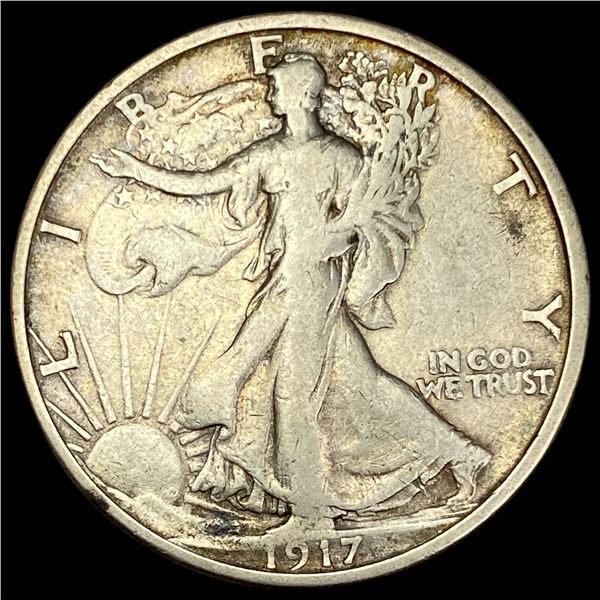 1917-S Walking Liberty Half Dollar NEARLY UNCIRCULATED
