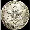 Image 1 : 1852 Silver Three-Cent Piece CLOSELY  UNCIRCULATED