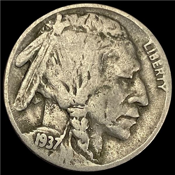 1937-D 3-Leg Buffalo Nickel LIGHTLY CIRCULATED