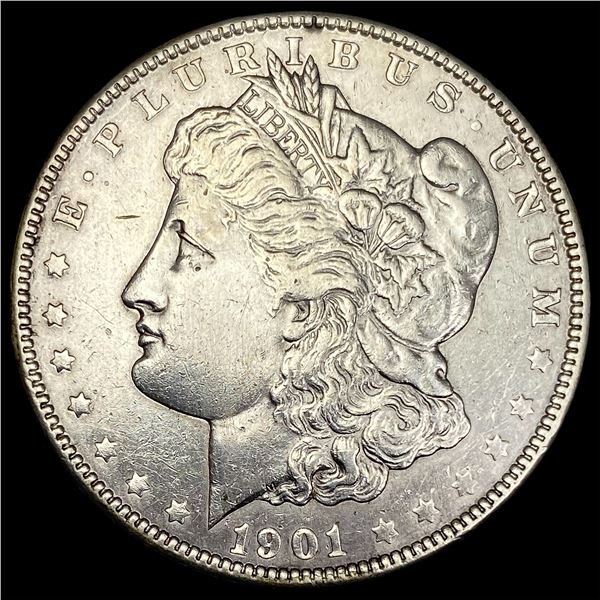 1901 Morgan Silver Dollar NEARLY UNCIRCULATED