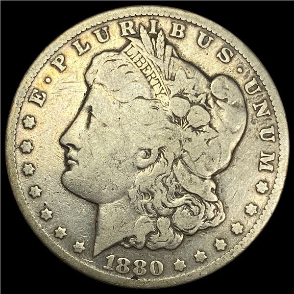 1880-O Silver Morgan Dollar LIGHTLY CIRCULATED