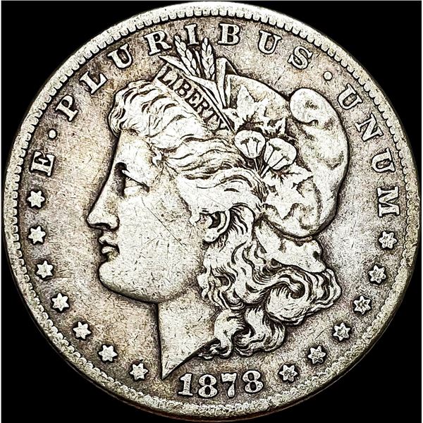 1878-CC Silver Morgan Dollar LIGHTLY CIRCULATED